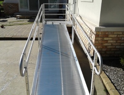 aluminum modular wheelchair ramp