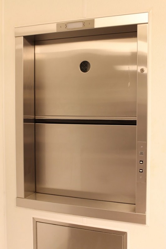 commercial dumbwaiter installation completed by Lifeway Mobility Chicagoland